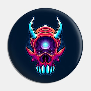 Cy Skull Pin