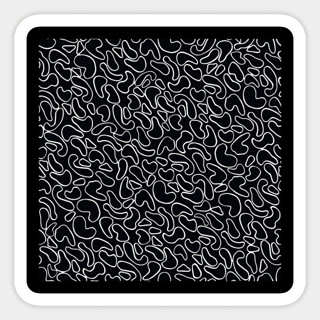 Seamless black and white color leopard print Vector Image