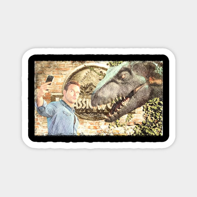 Jurassic World Magnet by MissKriss