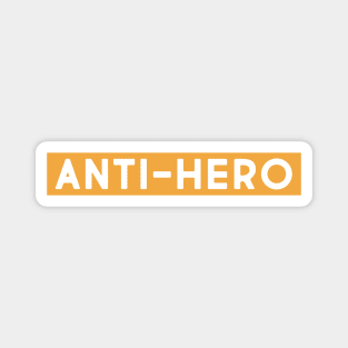 Anti-hero (mustard & white) Magnet