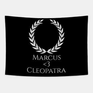 Marcus Loves Cleopatra - Mark Antony - Ancient Rome Tapestry
