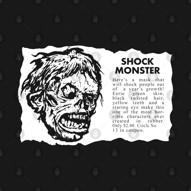 Shock Monster vintage ad recreaton by UnlovelyFrankenstein