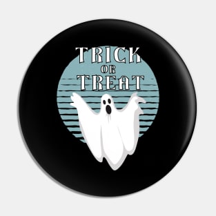 Ghost Trick Or Treat Pin