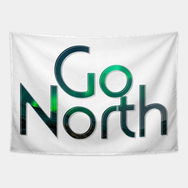 Go North Tapestry by afternoontees