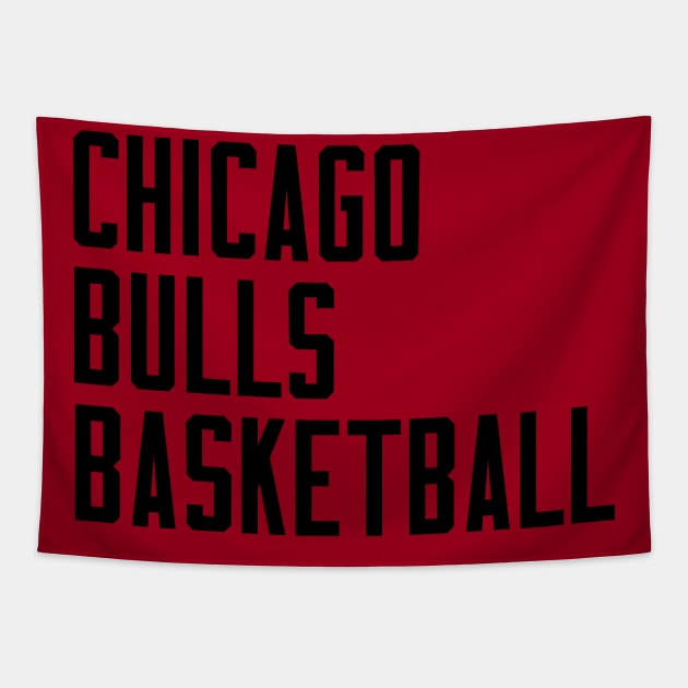 CHICAGO BULLS BASKETBALL - SEASON 23/24 Tapestry by Buff Geeks Art