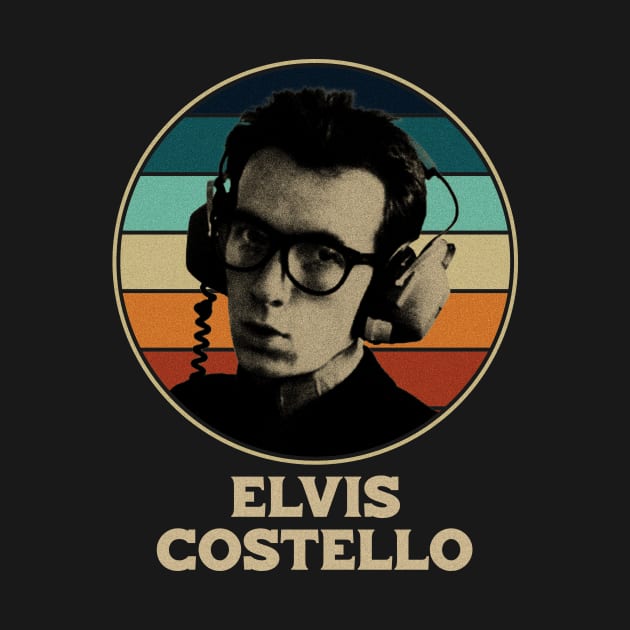 retro elvis costello by Gummy Store