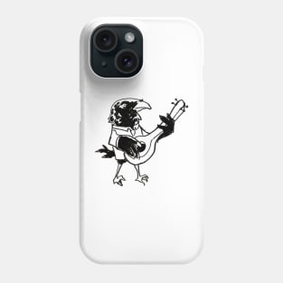 Raven Playing Guitar Phone Case