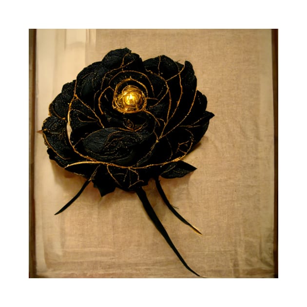 Black Rose Romantic Goth by Moon Art