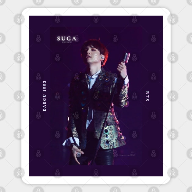 BTS Suga: Dark Theme #1 - Bts Suga - Posters and Art Prints