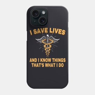 Paramedic First Aid Asclepius Gift Phone Case