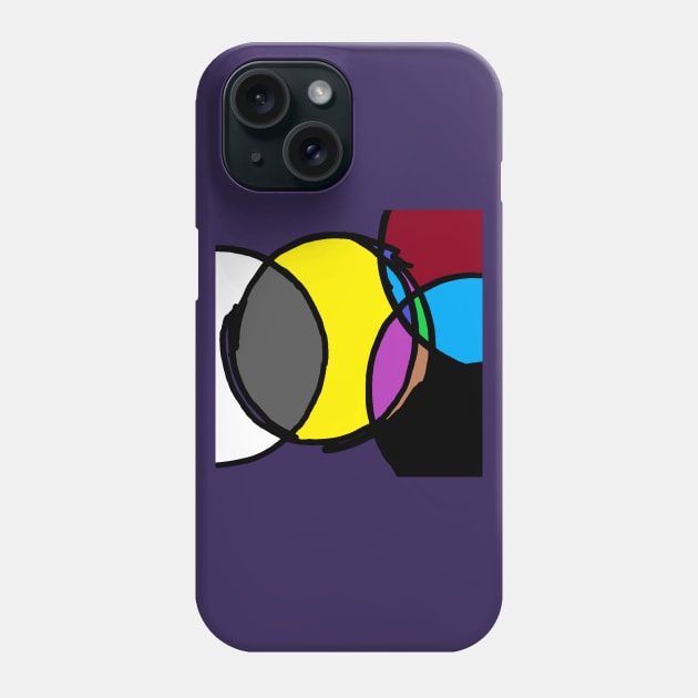 circle pattern, abstraction Phone Case by zzzozzo