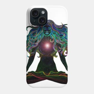 Galaxy Heart Woman Phone Case