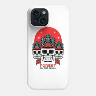 Forest on the skull Phone Case