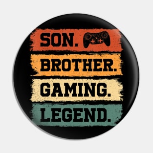 Gaming Gift For Teenage Boys Brother Son Vintage Video Games Pin