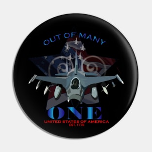 USAF - Out of Many - One USAF Pin