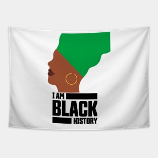 Black history month t-shirt Tapestry
