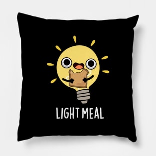 Light Meal Cute Electric Bulb Pun Pillow