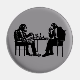 monkeys PLAY CHESS Pin