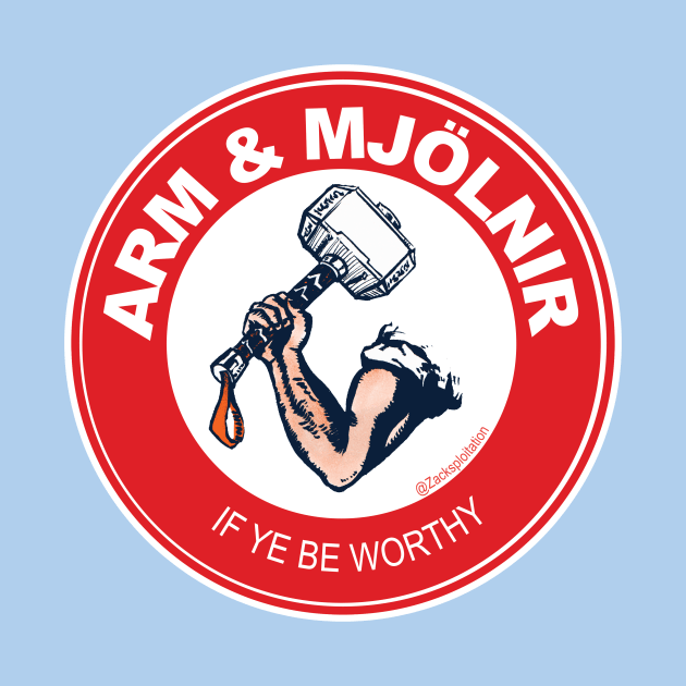 Arm & Mjolnir by zacktastic