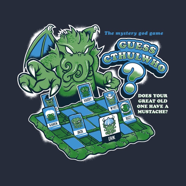 Guess Cthulwho? Cthulhu Board Game shirt by DCLawrenceUK