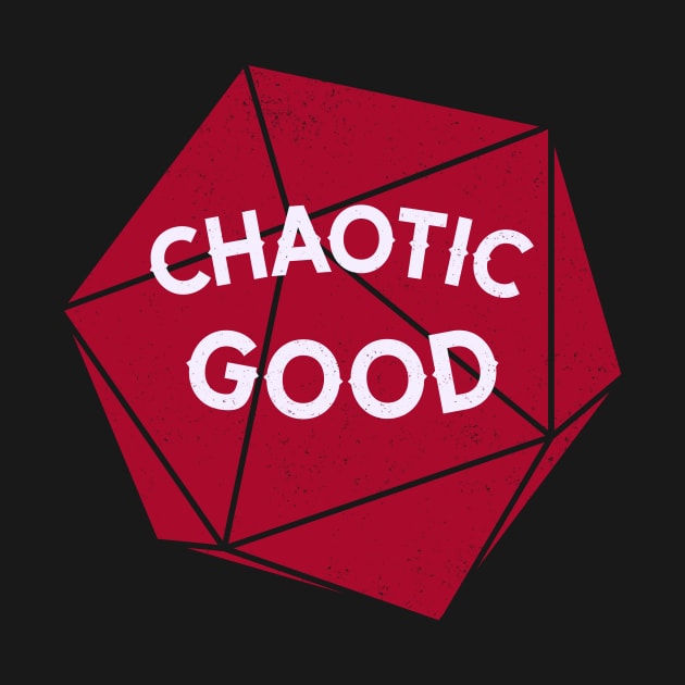 Chaotic Good D20 by ArthellisCreations