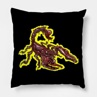 Zombie Art : ZOMBIE ZODIAC HORRORSCOPE (Scorpio) T-Shirt Pillow