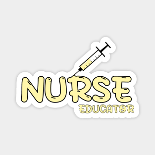 Nurse Educator Yellow Magnet