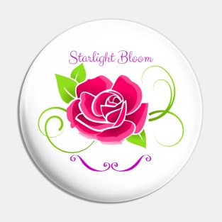 Starlight Bloom Tee Pin