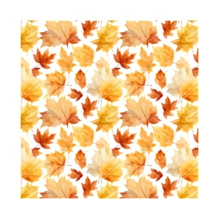 Autumnal leaves pattern #2 T-Shirt