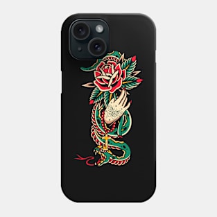 flower snake Phone Case