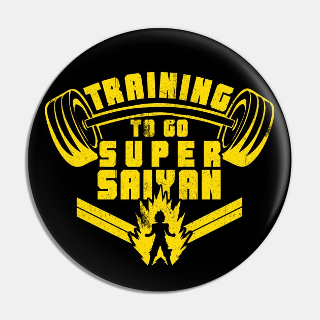 Training To Go Super Saiyan Pin by wookiemike