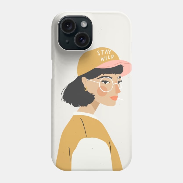 Stay Wild Phone Case by Charly Clements