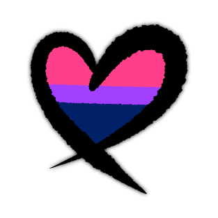 Pride Bisexual Little heart T-Shirt