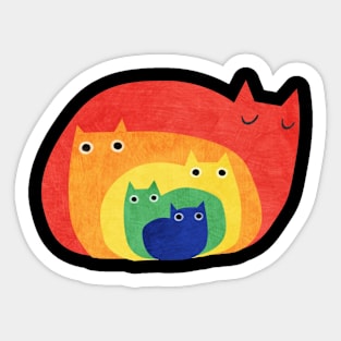 rainbow friends  Sticker for Sale by vinna-cat