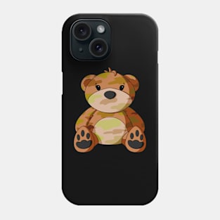 Camo Teddy Bear Phone Case