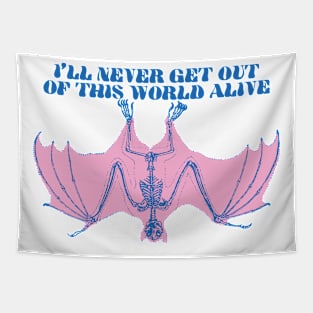 I'll Never Get Out Bat Tapestry