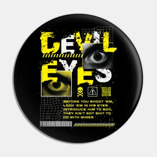 Devil Eyes Pin