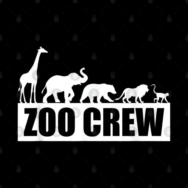 Zoo Crew - Funny Zoo - Birthday Party - Animal Watching Trip Kids by Origami Fashion