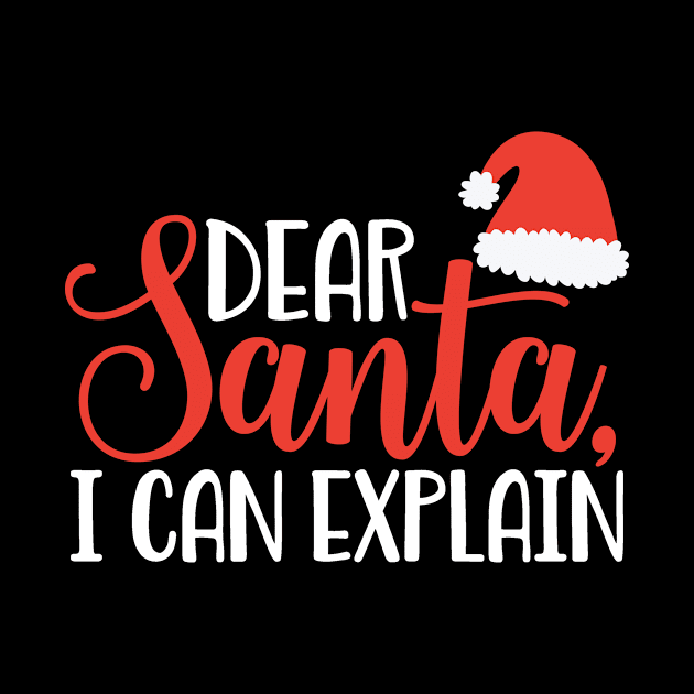 Dear Santa, i can explain - Funny Christmas by igzine