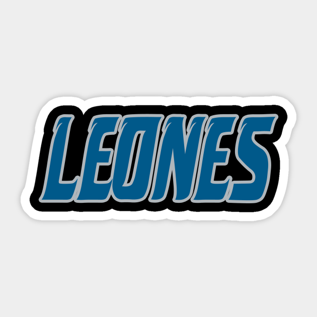 Detroit LYFE en Espanol - Leones! - Detroit Lions - Sticker | TeePublic