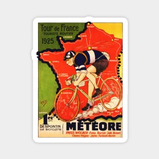Vintage French bicycle race advertisement Magnet