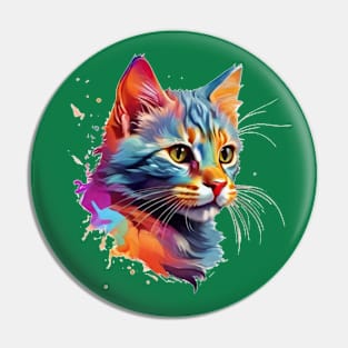 My beautiful multicolored cat Pin