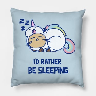 I'd rather be sleeping Pillow