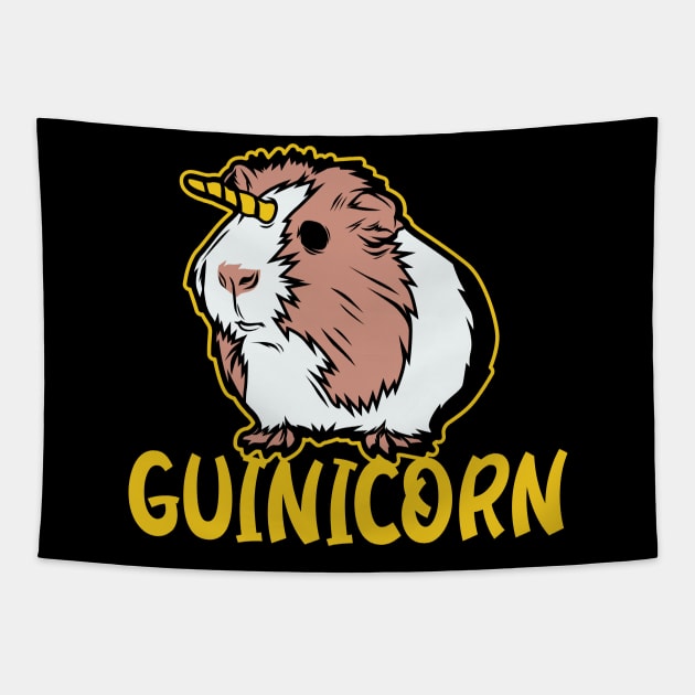 Guinea Pig Unicorn Tee cute rodent furry wheek Tapestry by biNutz