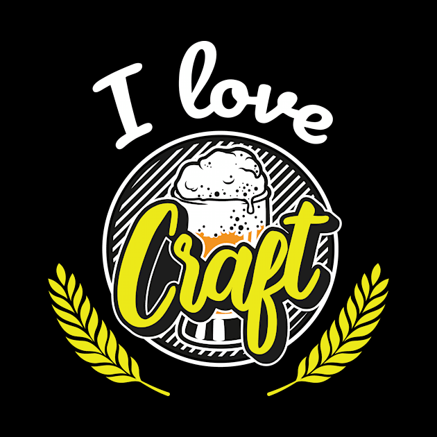 Funny Alcohol Quote I Love Craft Beer by Tracy