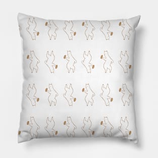 Mi pan su su su Pattern Pillow