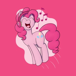 Pinkie Pie with Headphones T-Shirt