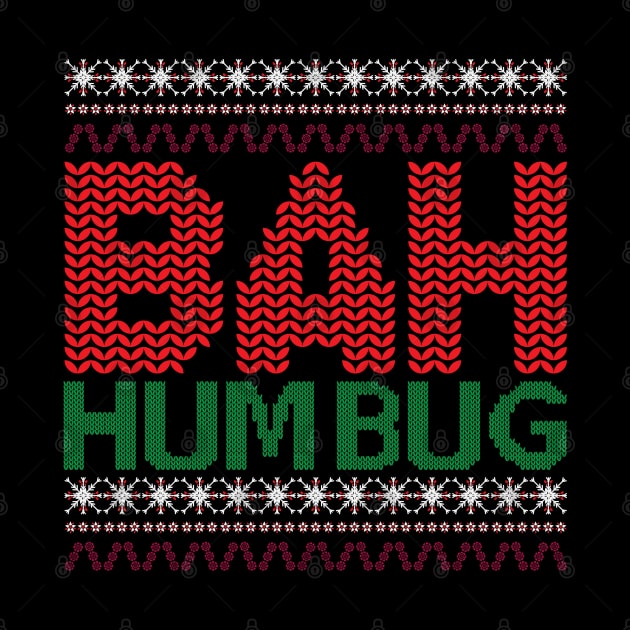 Bah hum bug Christmas sweater by MZeeDesigns