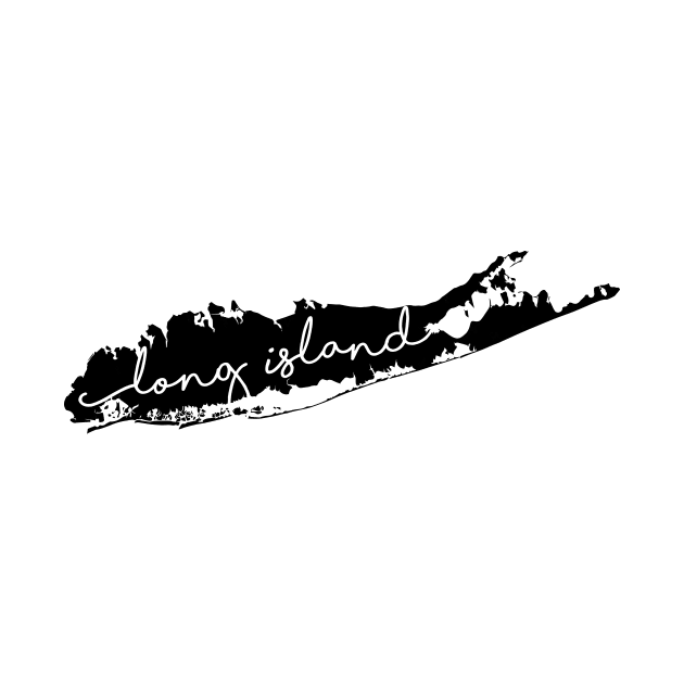 Long Island Map Outline by emilystp23