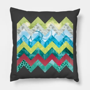 Zingy Chevron Pillow